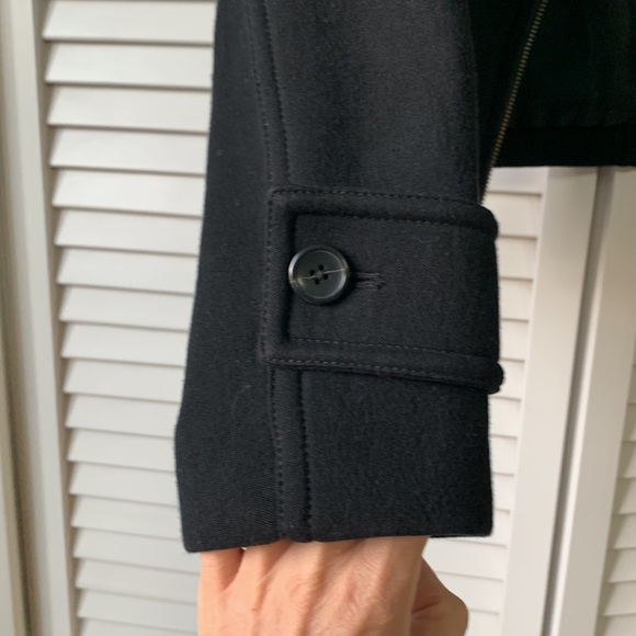 NWT Vince Black Asymmetrical Knit Moto Jacket size 2 zipped - Picture 5 of 6